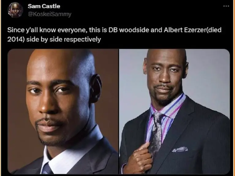 D.B. Woodside Look Alike Albert Ezerzer: Are They Related?