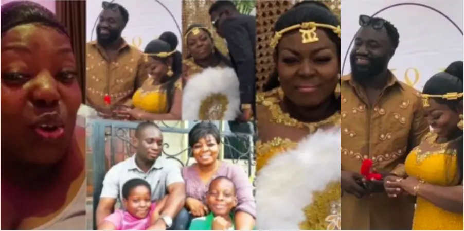 Maame Yeboah Asiedu divorces GH husband after 19yrs with 3 kids & marries USA borga for green papers